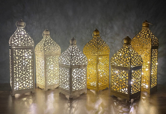 New Arrivals Moroccan Hollow Led Wind Lamp Floor Lantern