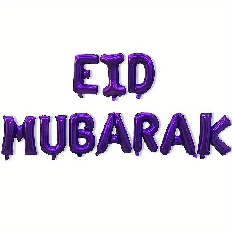 Eid Mubarak Balloon Banner