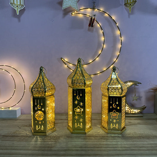 New Arrivals Ramadan Eid Decoration Iron LED Lights